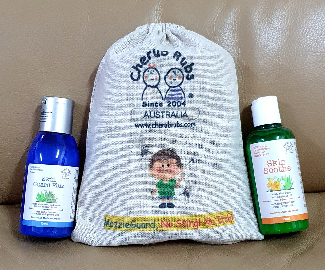 MozzieGuard Regular Pack (100ml Skin Guard Plus & 100ml Skin Soothe)